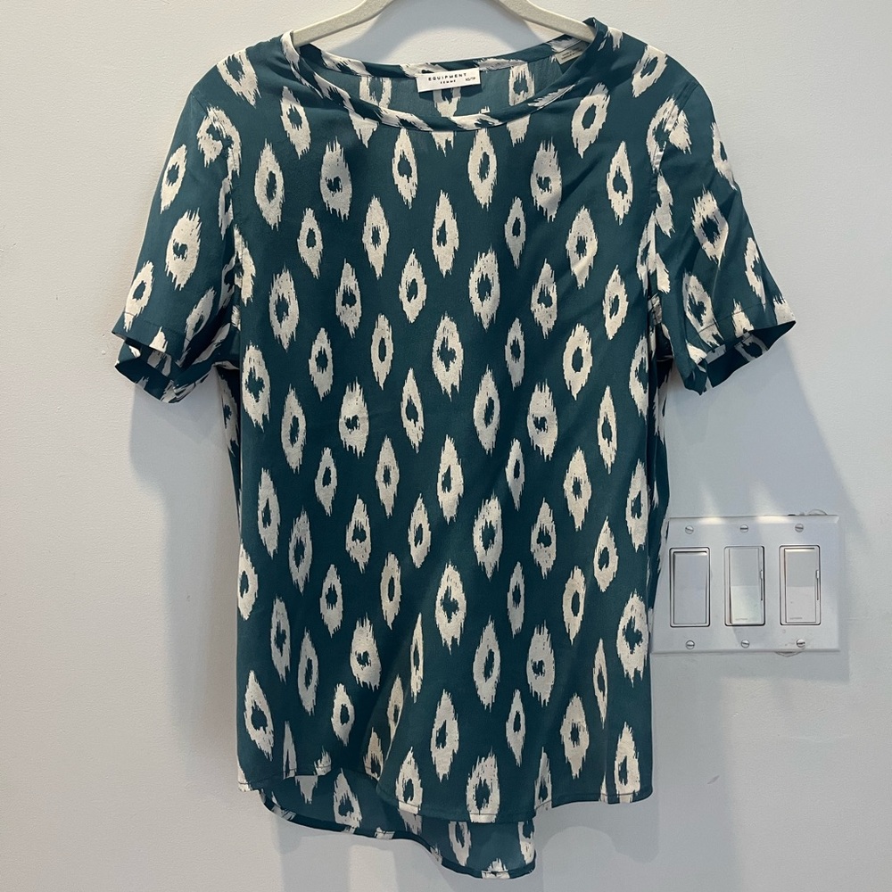 Blue Equiment Blouse